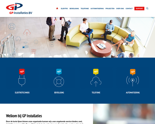 GP Installaties Logo